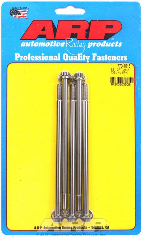 ARP ARP M6 x 1.00 x 135 12pt SS bolts (770-1018) SR