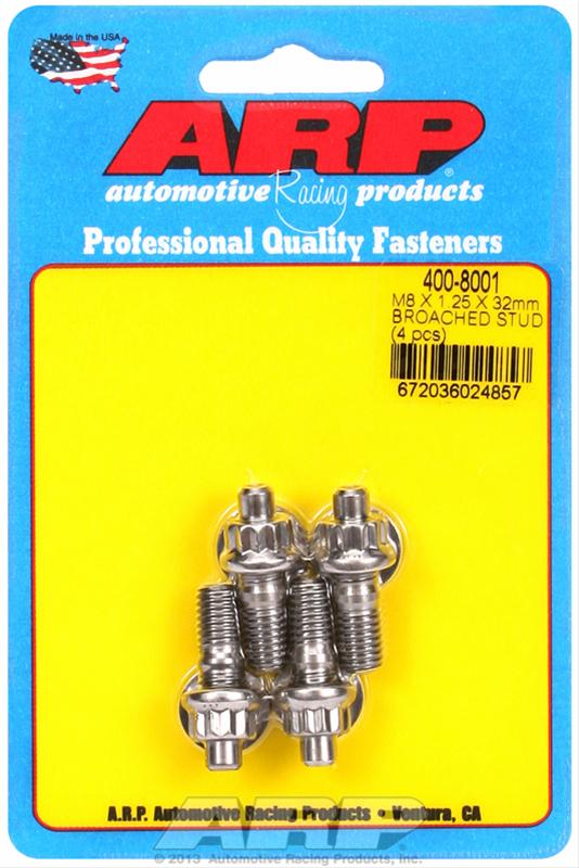 ARP ARP M8 X 1.25 X 32mm broached stud kit - 4pcs (400-8001) SR