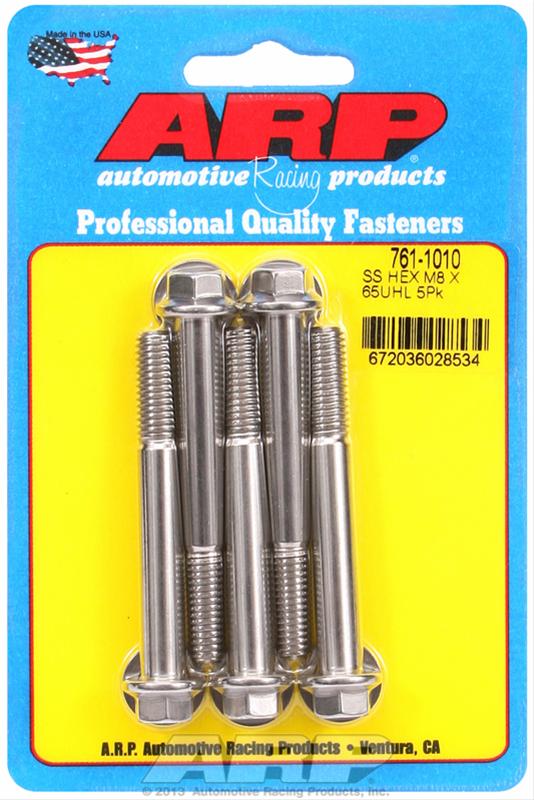 ARP ARP M8 x 1.25 x 65 hex SS bolts (761-1010) SR