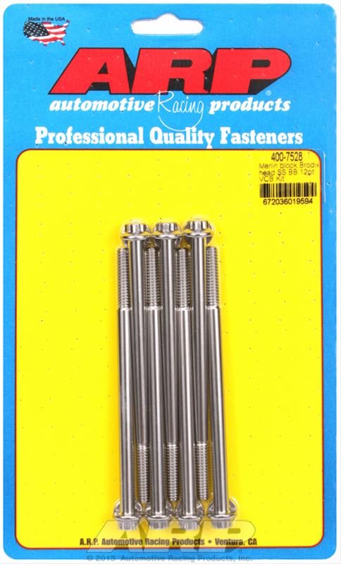 ARP ARP Merlin block, Brodix head BB 12pt valve cover bolt kit (400-7528) SR