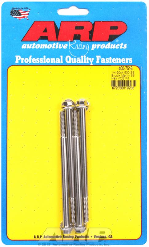 ARP ARP Merlin block, Brodix head SB hex valve cover bolt kit (400-7513) SR