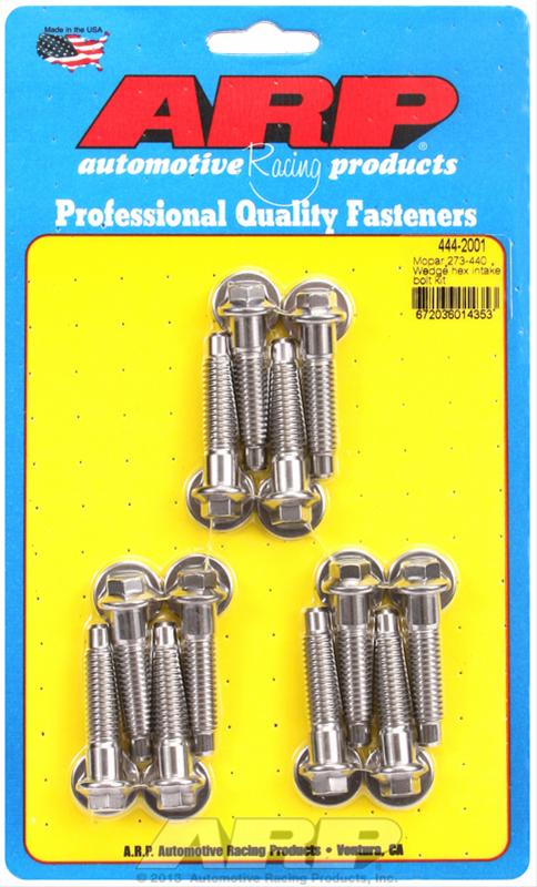 ARP ARP Mopar 273-440 wedge hex intake manifold bolt kit (444-2001) SR