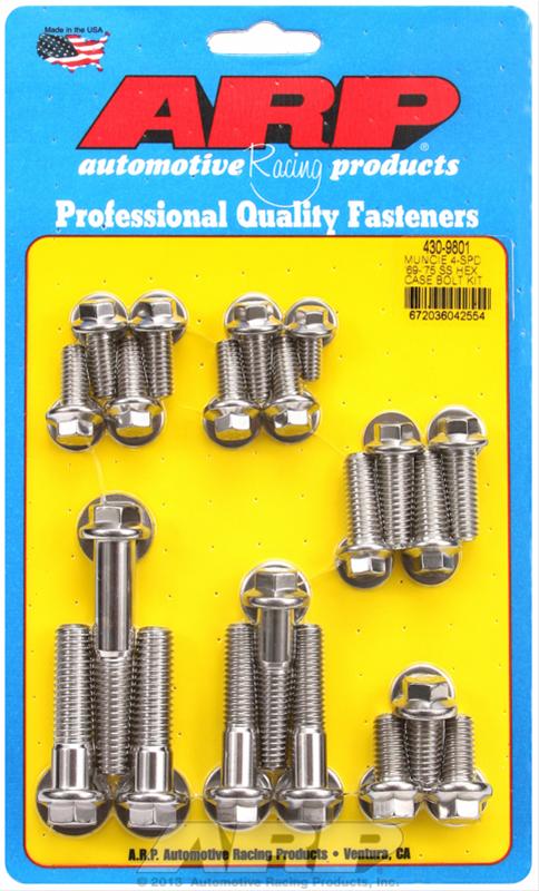 ARP ARP Muncie 4-spd '69-'75 SS hex trans case bolt kit (430-9801) SR