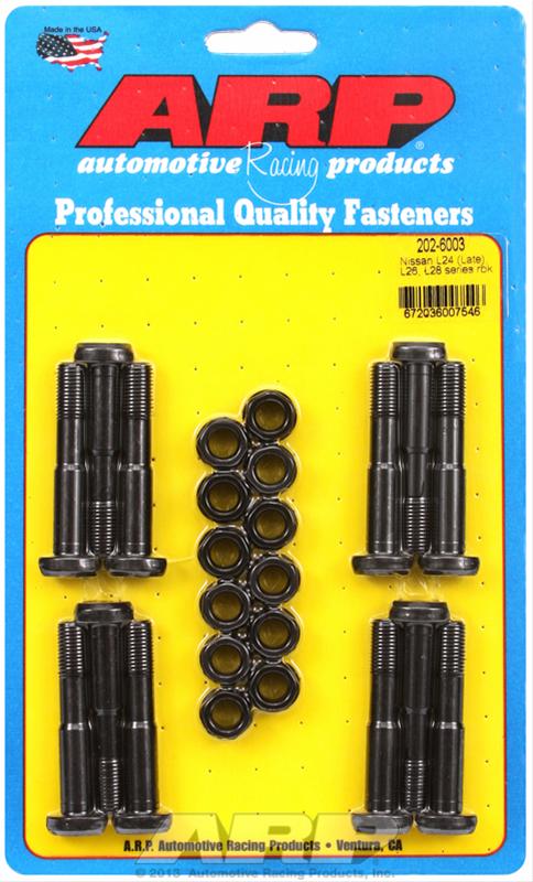 ARP Nissan L24 Late L26 L28 VG30E VG30ET M9 High Performance 8740 Rod Bolts Kit (202-6003)