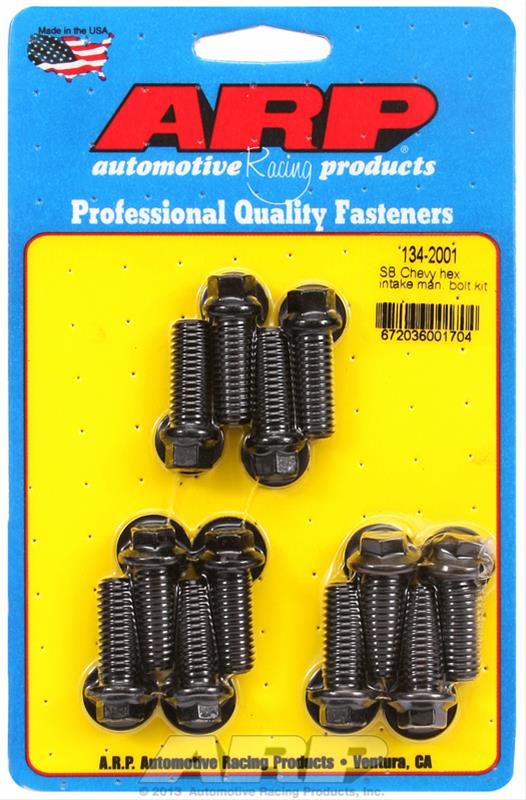 ARP ARP SB Chevy hex intake manifold bolt kit (134-2001) SR