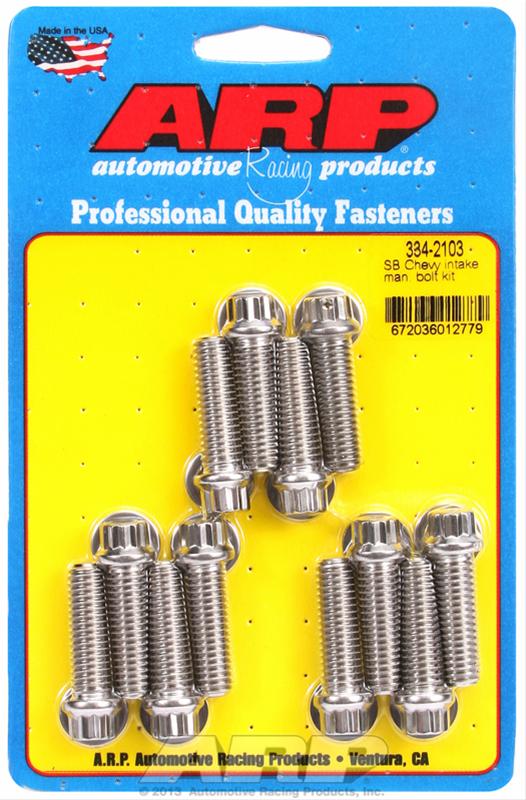 ARP ARP SB Chevy intake manifold bolt kit (334-2103) SR