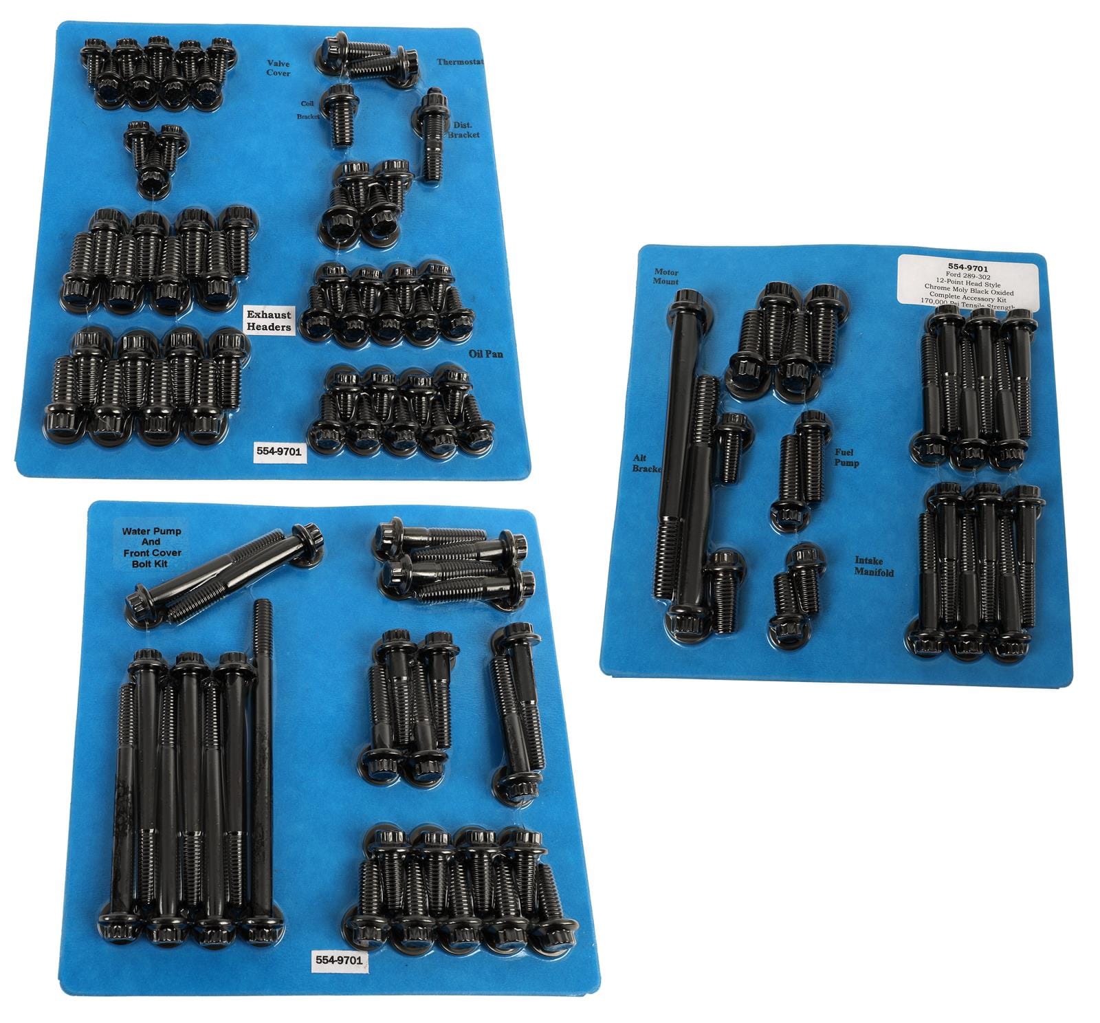 ARP ARP SB Ford 289-302 "A" CM 12pt accessory kit (554-9701) SR