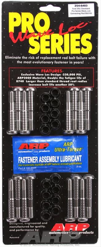 ARP ARP SB Ford 351C wave-loc rod bolt kit (254-6403) SR