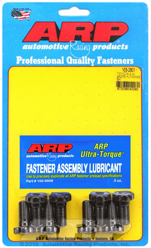 ARP flywheel bolt kit Toyota 2.4L 2AZFE DOHC xB 08-15 AZE151 tC 05-10 ANT10 Matrix S XRS 09-13 E140 (103-2801)