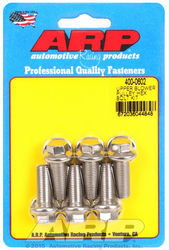 ARP ARP Upper blower pulley SS hex bolt kit (400-0602) SR