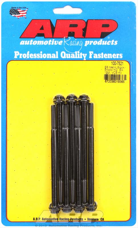 ARP Merlin block, Brodix head BB 12pt valve cover bolt kit (100-7521) SR