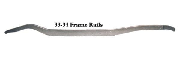 ASC Asc Replacement 1933-34 Ford Stamped Steel Frame Rails ASC20134 SR