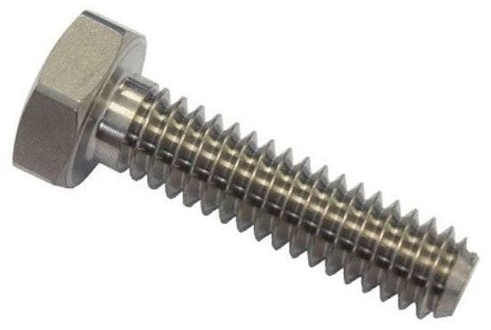 ASTRO 1/4-20 UNC x 1.00" UHL, Hex Head, Full Thread, Each Astro Titanium Titanium Bolt AST-4410 SR