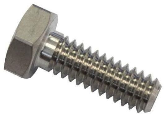 ASTRO 1/4-20 UNC x .750" UHL, Hex Head, Full Thread, Each Astro Titanium Titanium Bolt AST-4407 SR