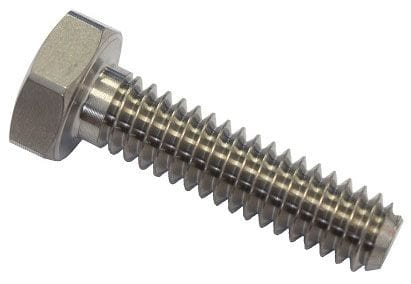ASTRO 5/16-18 UNC x .500" UHL, Hex Head, Full Thread, Each Astro Titanium Titanium Bolt AST-4505 SR
