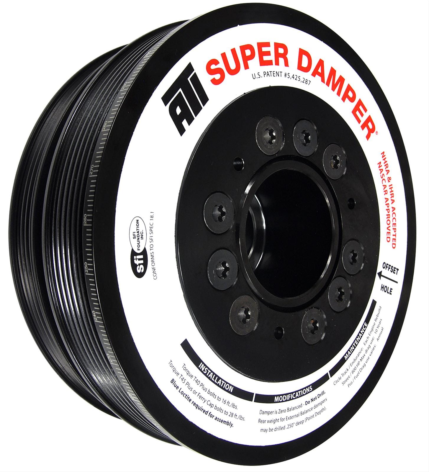 ATI Performance Products ATI Super Damper Serpentine Series Harmonic Balancers ATI917246 SR