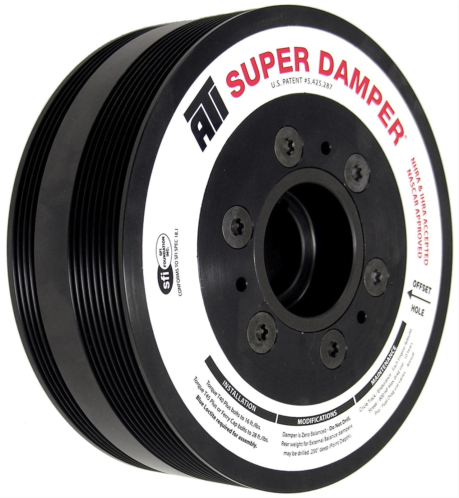 ATI Performance Products ATI Super Damper Serpentine Series Harmonic Balancers ATI918620 SR