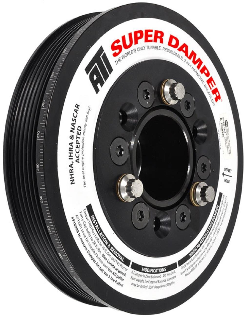 ATI Performance Products ATI Super Damper Serpentine Series Harmonic Balancers ATI918859 SR