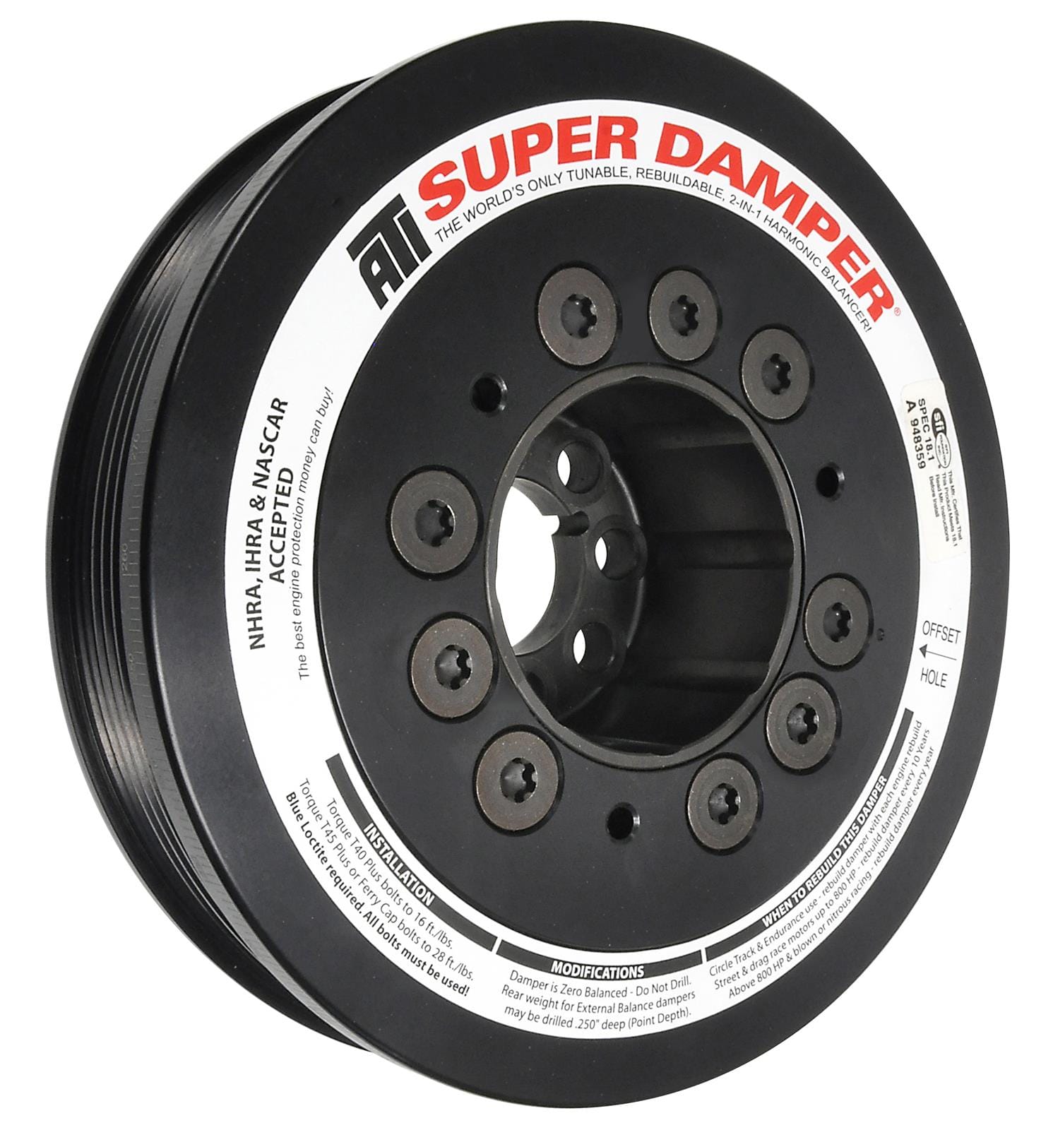 ATI Performance Products ATI Super Damper Standard Harmonic Balancers ATI918067 SR