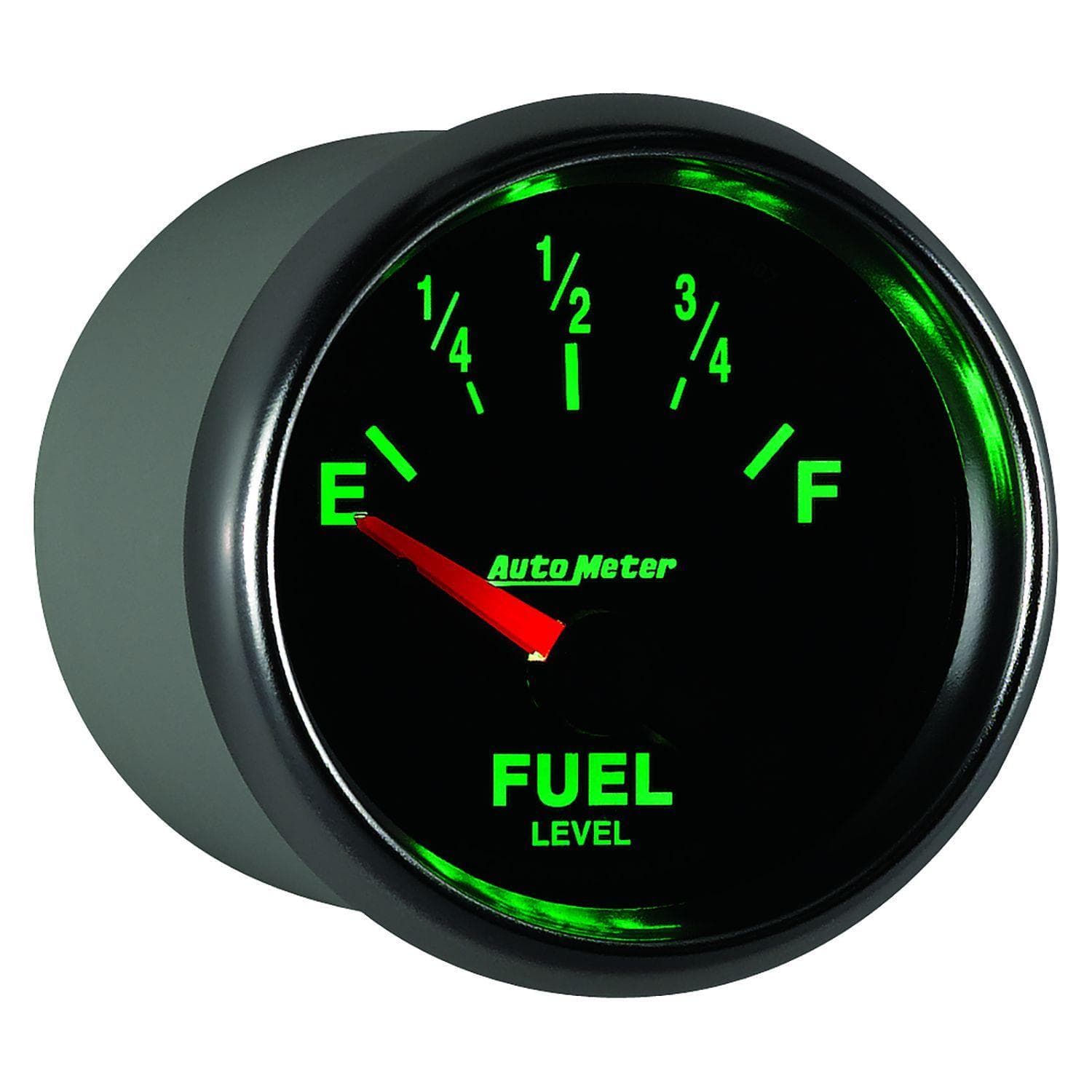 AUTOMETER 2-1/16", In-Dash, Short Sweep Electric, 240 ohms Empty/33 ohms Full Auto Meter GS Series Fuel Level Gauge AU3816 SR