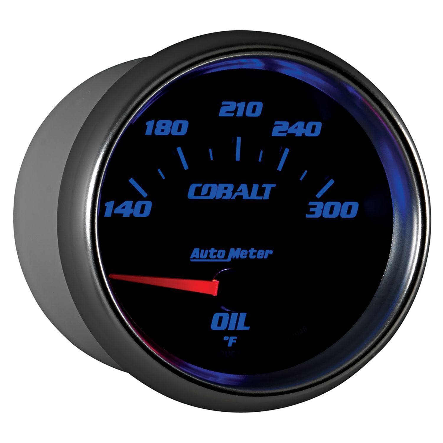 AUTOMETER 2-5/8", Short Sweep Electric, 140-300°F Auto Meter Cobalt Series Oil Temperature Gauge AU7948 SR