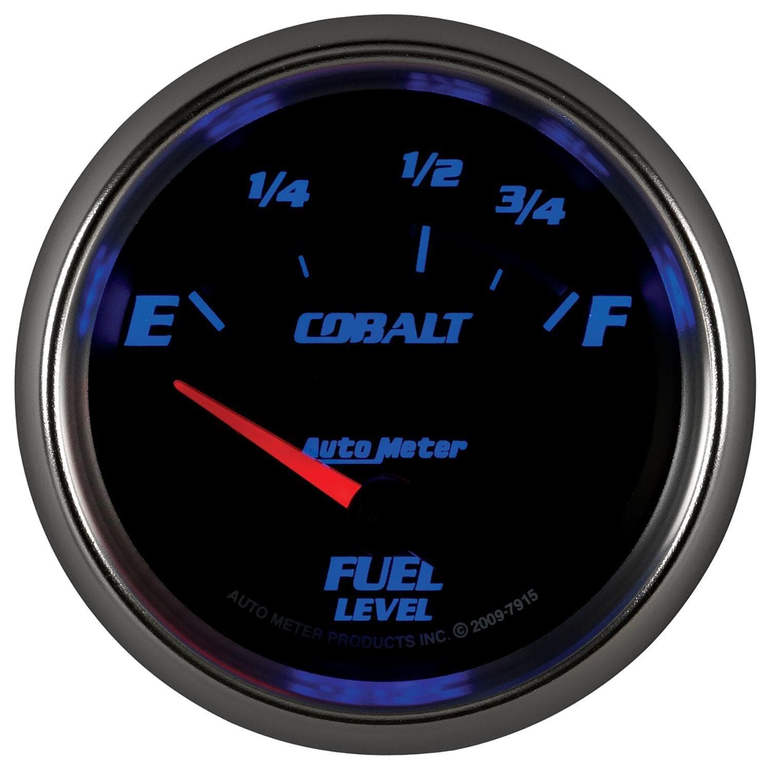 AUTOMETER 2-5/8", Short Sweep Electric, Ford, 73 ohms Empty/10 ohms Full Auto Meter Cobalt Series Fuel Level Gauge AU7915 SR