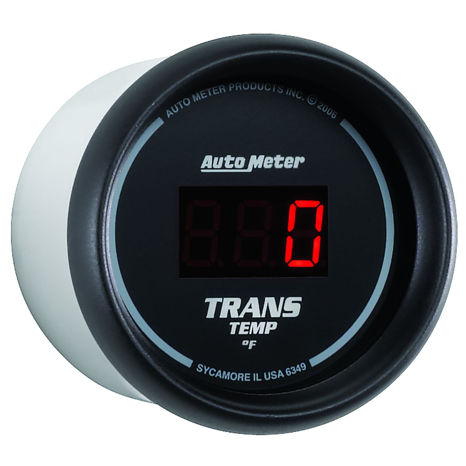 AUTOMETER Digital, In-dash, 2-1/16", 0-300°F Auto Meter Sport Comp Digital Series Transmission Temperature Gauge AU6349 SR
