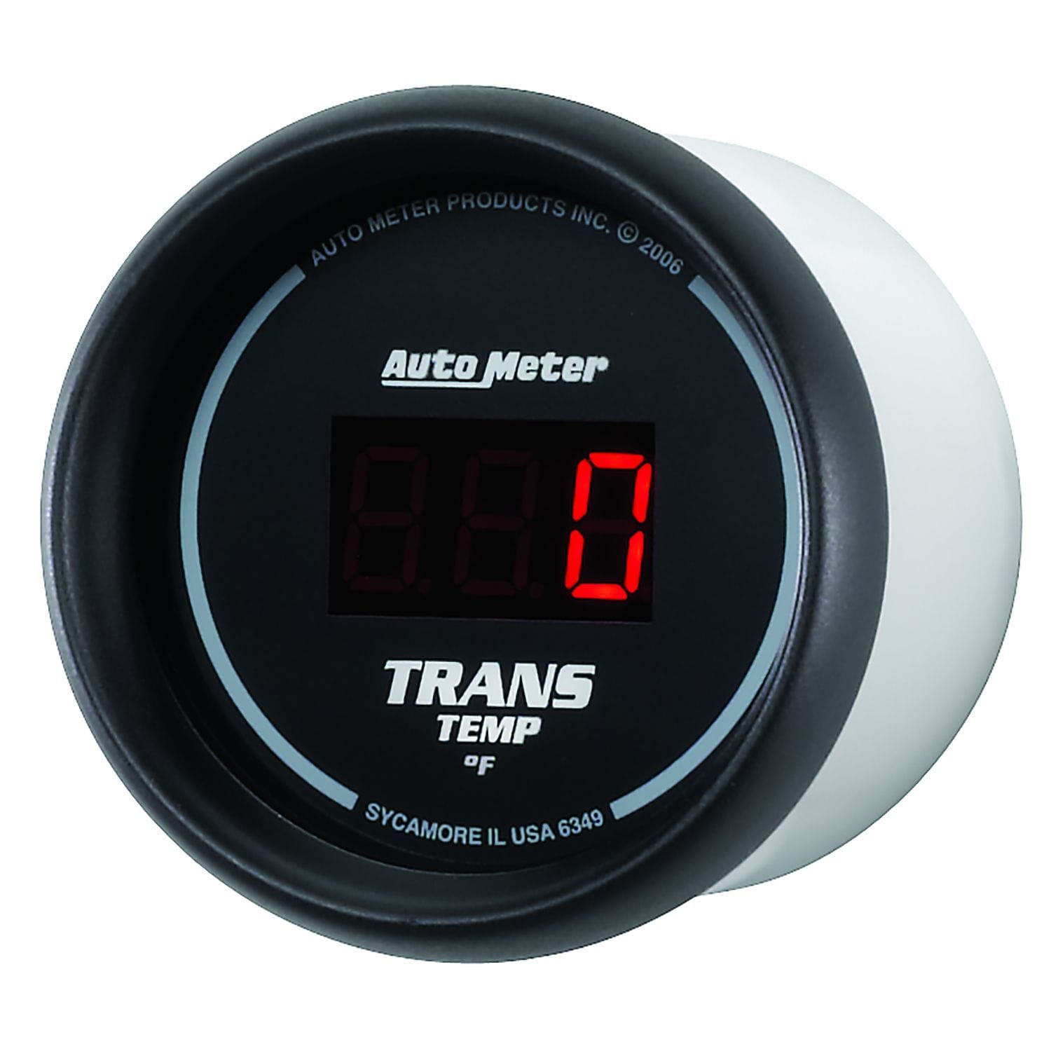 AUTOMETER Digital, In-dash, 2-1/16", 0-300°F Auto Meter Sport Comp Digital Series Transmission Temperature Gauge AU6349 SR