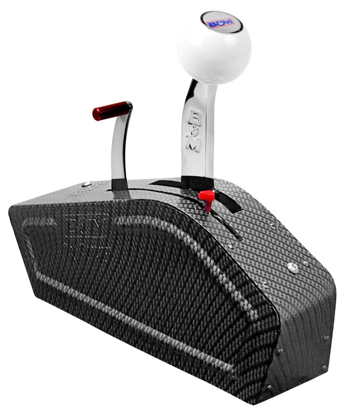 B&M 3 or 4 Speed Ratchet Shifter, Carbon Fibre Look Aluminium Cover, 5' S B&M Pro Ratchet Shifter BM80843 SR