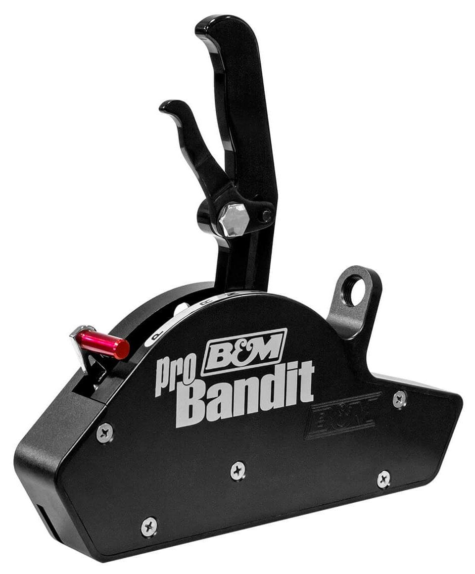 B&M Fits Powerglide, Black anodised, lightweight mechanism, Blade style h B&M Stealth Pro Bandit Race Shifter BM81112 SR