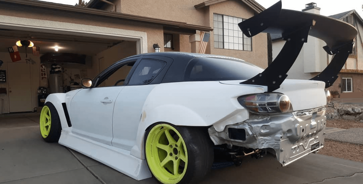 BCL - Big Country Labs Wing Kits FD / Honeycomb Carbon Fiber / 1700mm RX8 Atmosphere Demolisher - Complete Kit SR