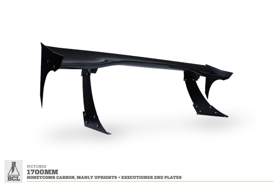 BCL - Big Country Labs Wing Kits Manly / Honeycomb Carbon Fiber / 1700mm S2000 Atmosphere Demolisher - Complete Kit SR