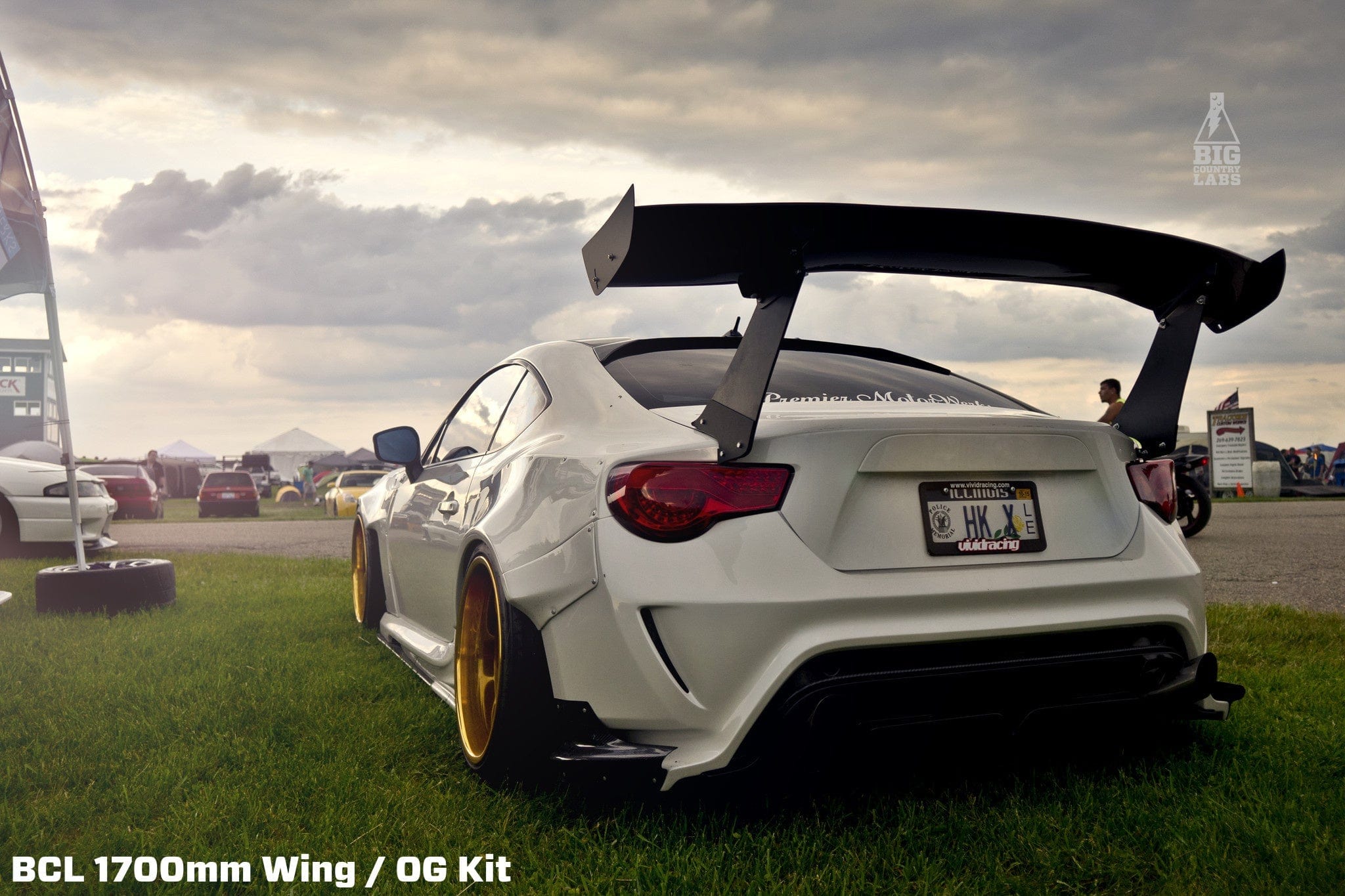 BCL - Big Country Labs Wing Kits Manly / Honeycomb Carbon Fiber / 1850mm FRS/BRZ/GT86 Atmosphere Demolisher - Complete Kit SR