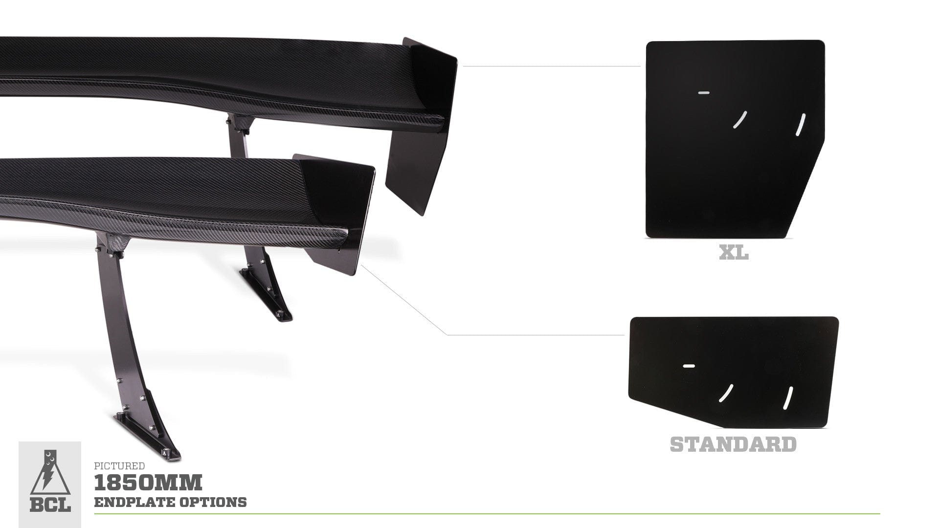 BCL - Big Country Labs Wing Kits Manly / Honeycomb Carbon Fiber / 1850mm JZA80 Supra Atmosphere Demolisher - Complete Kit SR