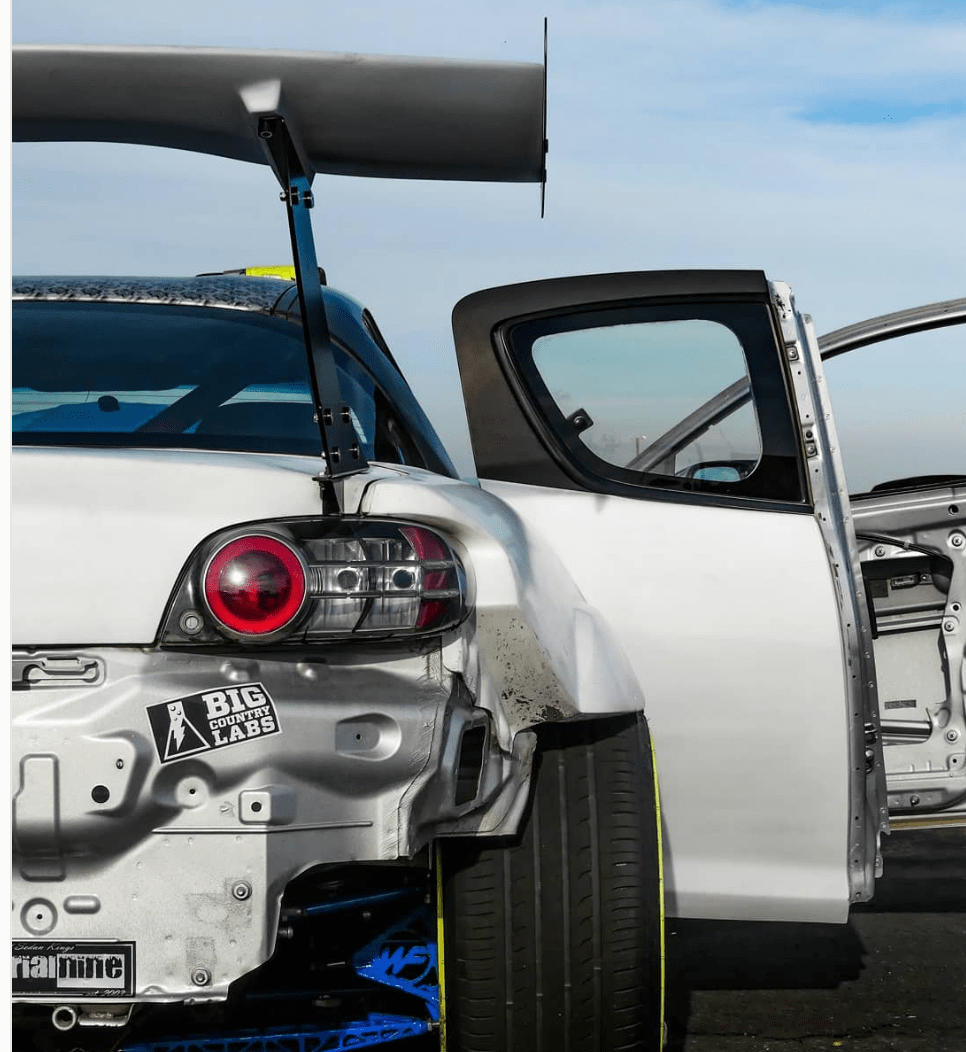 BCL - Big Country Labs Wing Kits Street / Carbon Fiber / 1700mm RX8 Atmosphere Demolisher - Complete Kit SR