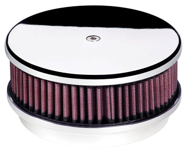 BILLET 6-3/8" x 3" With K&N Filter Billet Specialties Polished Aluminium Air Cleaner Assembly - Plain BS15129 SR