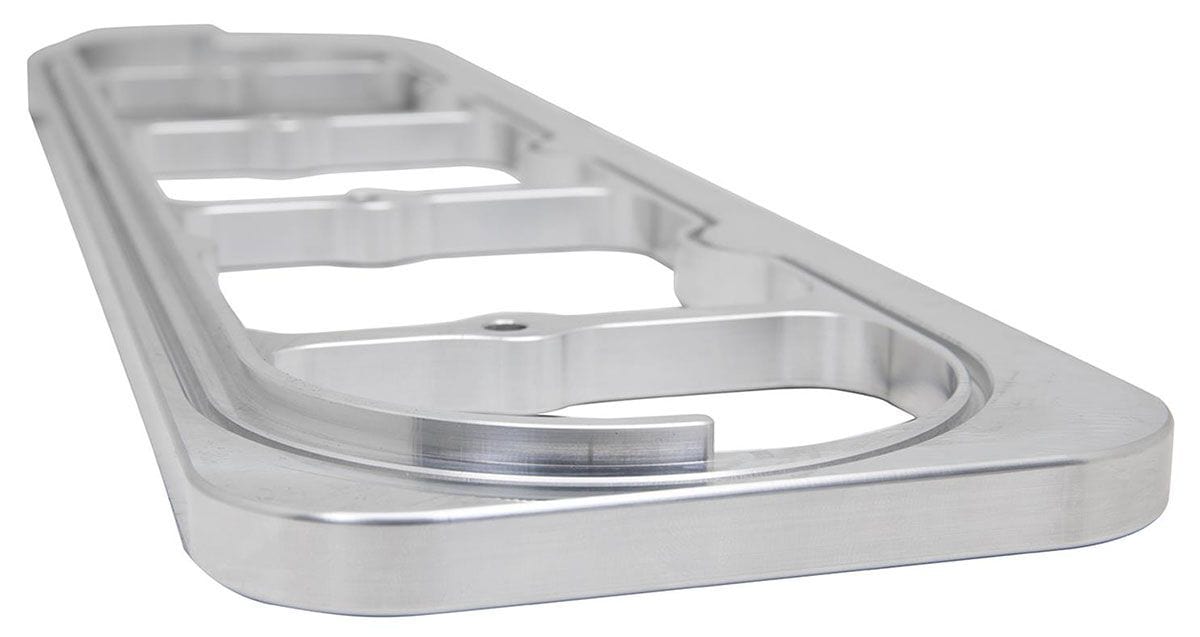 BILLET Converts GM LS Style Valve Covers to SB Chev Centerbolt Billet Specialties Valve Cover Adapters BS95030 SR