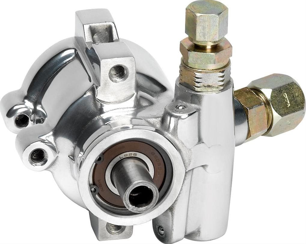 BILLET Tru Trac Replacement Type II Polished Aluminium Finish Billet Specialties Power Steering Pump BS12025 SR