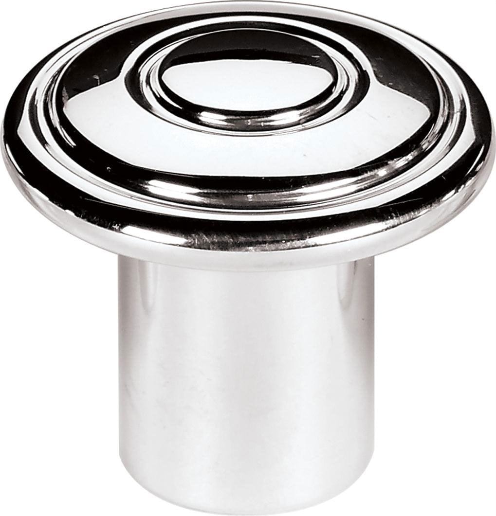 BILLET Universal Fit, 3/16" Bore With Set Billet Specialties Classic Style Billet Dash Knob - Polished BS26002 SR