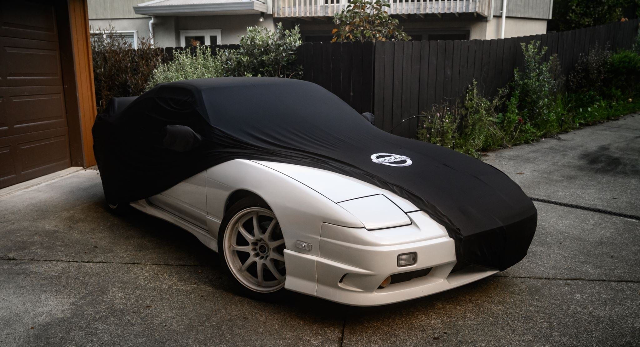 Boosted Kiwi Boosted Kiwi Black / Nissan / Standard Nissan Silvia 180sx Custom-Fit Indoor Car Cover SR