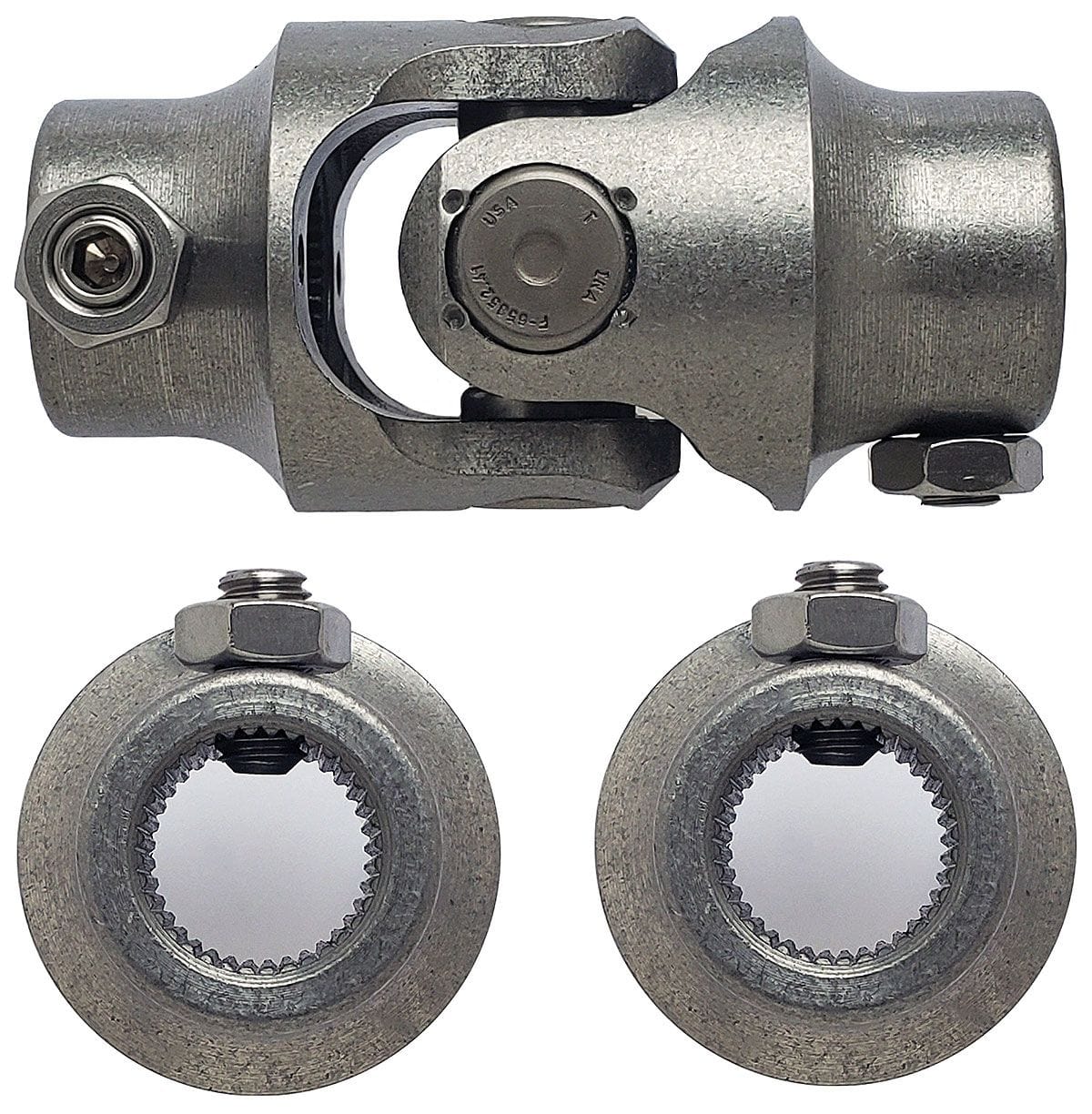 BORGESON 3/4"-36 x 3/4"-36 - Spline x Spline Borgeson Borgeson Stainless Steel Single Needle Bearing Universal Joint BOR113434 SR