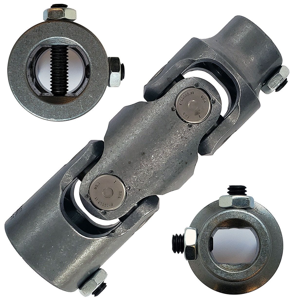 BORGESON 3/4"DD x 1"DD - Spline x Spline Borgeson Borgeson Steel Double Needle Bearing Universal Joint BOR024952 SR