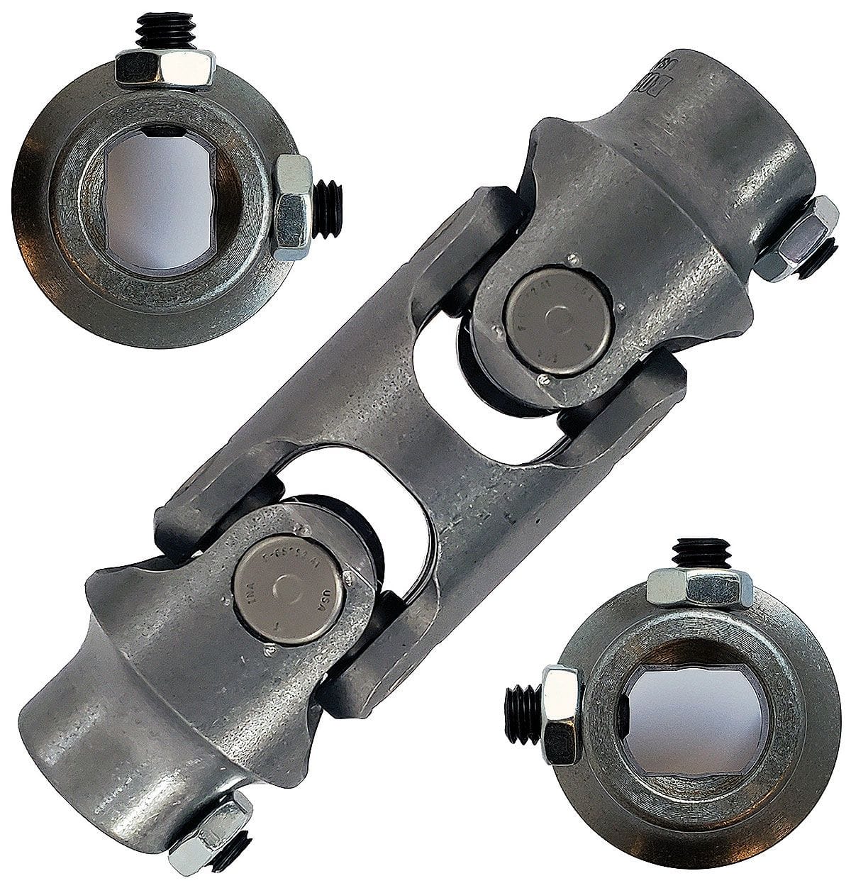 BORGESON 3/4"DD x 3/4"DD - Spline x Spline Borgeson Borgeson Steel Double Needle Bearing Universal Joint BOR024949 SR