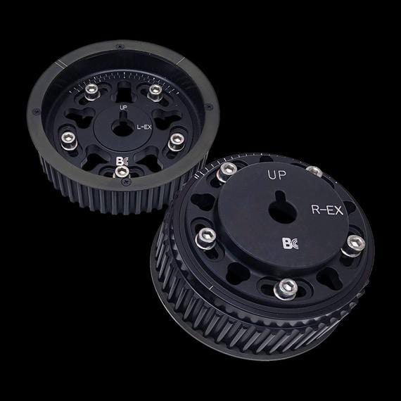Brian Crower Brian Crower ADJUSTABLE CAM GEARS w/ARP Fastener Bolts - Black (Subaru EJ205 - WRX / EJ257 - STi) - Set/2 BC8860B-EX SR