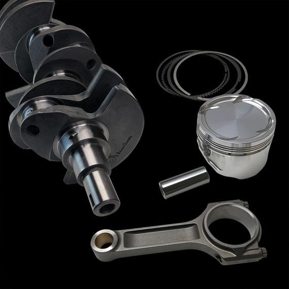 Brian Crower STROKER KIT - Nissan VR38DETT - 94.4mm Billet Crank HD I Beam Rods 6.496" Custom Pistons Balanced BC0249 SR