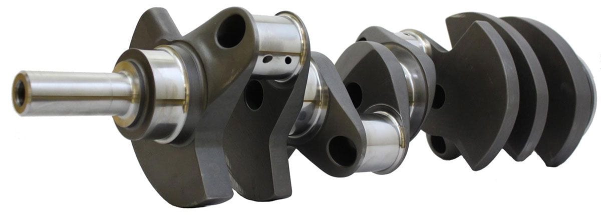 CALLIES 3.750" Stroke, 2.100" Pin, 350 Mains with Big Block Chevy Snout Callies Callies Magnum Series Forged 4340 Crankshaft for Small Block Chevy CASMJ11A-MG SR