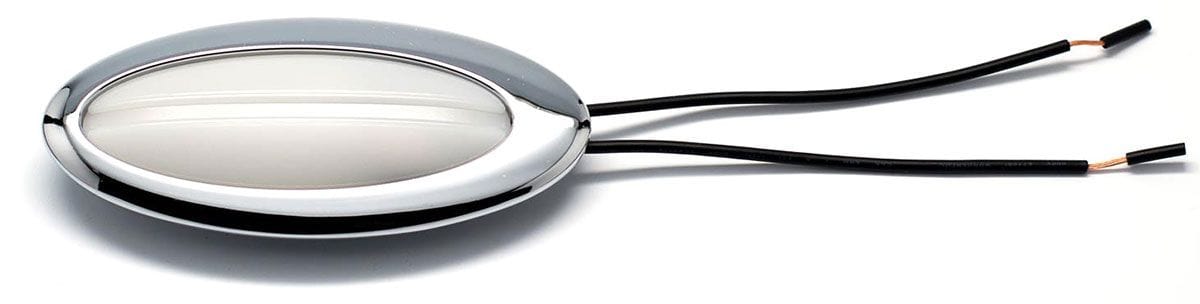 CLAYTON Clayton Billet Interior Elliptical Dome Light CLA-DM402 SR