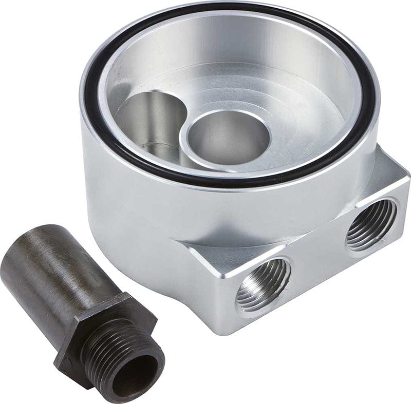 CVR Suit Ford, T6-6061 billet aluminium, 1/2" NPT inlet & outlet CVR Sandwich Oil Adapter CVROCS64 SR