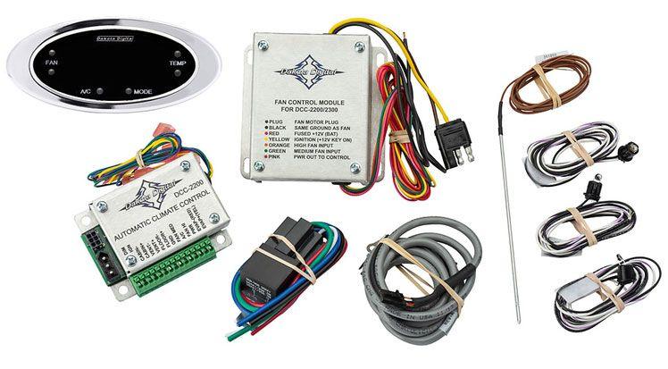 DAKOTA Dakota Digital Dakota Digital Elliptical Digital Climate Control for Vintage Air Gen II DAKDCC- SR