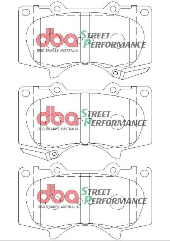 DBA Drum Brake Pad to suit Toyota KZJ120 KDJ120 KDJ125 GRJ120 KDJ150 DBA SP PERFORMANCE F SR
